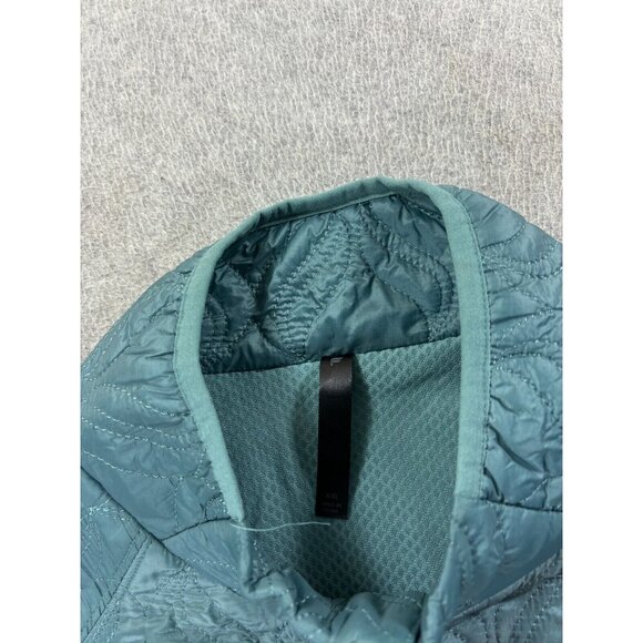 Fabletics Half Zip Nylon Athletic Pullover Jacket (Men's‎ 2XL) Teal - Picture 3 of 12